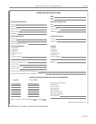 Document preview: Inspection and Testing Form - National Fire Protection Association