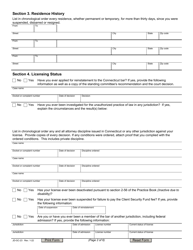 Form JD-GC-23 Application for Reinstatement - Connecticut, Page 2