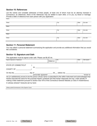 Form JD-GC-23 Application for Reinstatement - Connecticut, Page 6