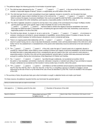 Form JD-JM-40 Notice/Summons and Order for Hearing - Termination of Parental Rights - Connecticut, Page 4