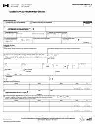 Form IMM0008 Generic Application Form for Canada - Canada