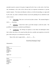 Form NM LF7016-1 Pretrial Order - New Mexico, Page 5