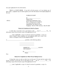 Form NM LF5003-6 Writ of Garnishment - New Mexico, Page 3