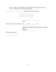 Form NM LF5003-6 Writ of Garnishment - New Mexico, Page 4