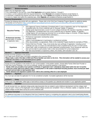Form DOC.111.11 Credential Application - Maryland Child Care Credential Program - Maryland, Page 3
