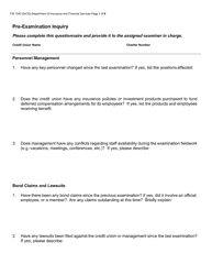 Document preview: Form FIS1040 Pre-examination Inquiry - Michigan