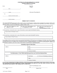 Document preview: Form LF-74 Third-Party Summons - Florida