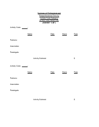 Form LF-89 Summary of [first] Interim (Or Final) Fee Application - Florida, Page 7