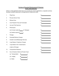 Form LF-89 Summary of [first] Interim (Or Final) Fee Application - Florida, Page 9