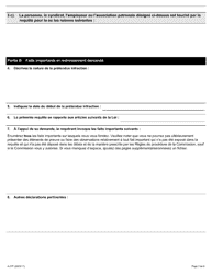 Forme A-27 Requete En Vue D&#039;obtenir L&#039;autorisation D&#039;introduire Une Poursuite - Ontario, Canada (French), Page 3