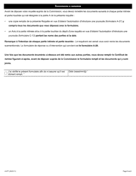 Forme A-27 Requete En Vue D&#039;obtenir L&#039;autorisation D&#039;introduire Une Poursuite - Ontario, Canada (French), Page 6