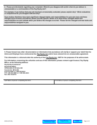Form 0202E Request for Information - Represented Employee Questionnaire - Ontario, Canada, Page 2