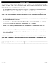 Forme A-106 Reponse/Intervention - Avis De Conflit De Competence Dans L&#039;industrie De La Construction - Ontario, Canada (French), Page 6