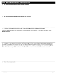 Form A-91 Response/Intervention - Application Under Part IV of the Crown Employees Collective Bargaining Act, 1993 - Ontario, Canada, Page 3