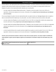 Forme A-91 Reponse/Intervention - Requete En Vertu De La Partie IV De La Loi De 1993 Sur La Negociation Collective DES Employes De La Couronne - Ontario, Canada (French), Page 6