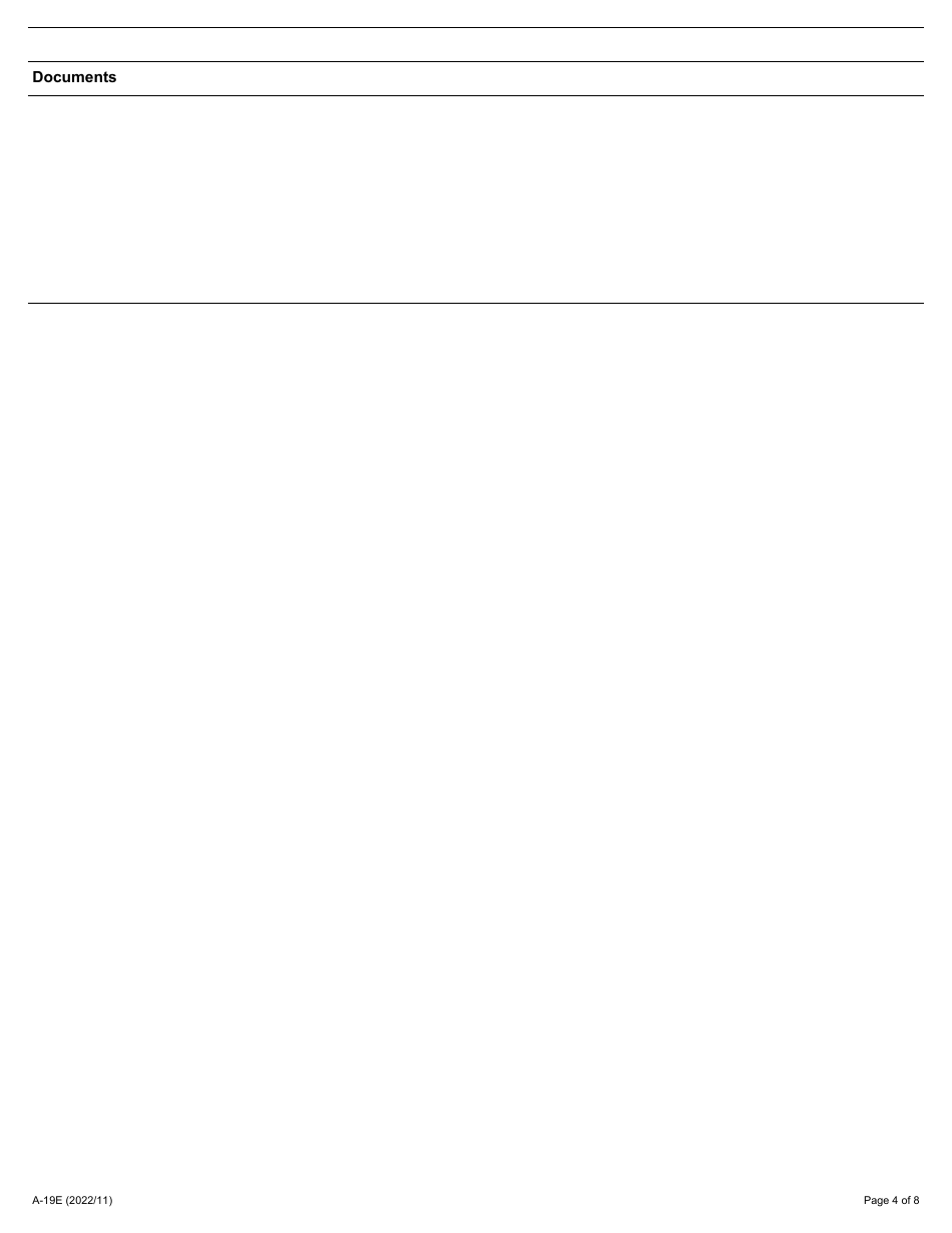 Form A-19 Application Under Section 43 of the Act (Direction That a First Collective Agreement Be Settled by Arbitration) - Ontario, Canada, Page 4