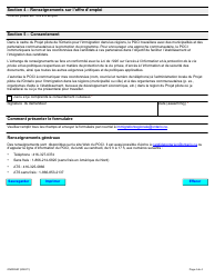 Forme ON00058F (Poci) - Projet Pilote De L&#039;ontario Pour L&#039;immigration Dans Les Regions - Ontario, Canada (French), Page 4