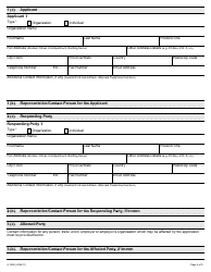 Form A-105 Notice of Jurisdictional Dispute in the Construction Industry - Ontario, Canada, Page 2