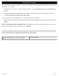 Form A-105 Notice of Jurisdictional Dispute in the Construction Industry - Ontario, Canada, Page 6