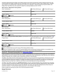 Form 89-1889E Better Jobs Ontario (Bjo) Application for Financial Assistance - Ontario, Canada, Page 3