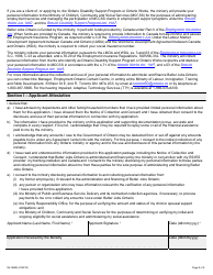 Form 89-1889E Better Jobs Ontario (Bjo) Application for Financial Assistance - Ontario, Canada, Page 8