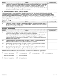 Form 1963E Joint Health and Safety Committee (Jhsc) Certification Training Provider Application - Ontario, Canada, Page 11