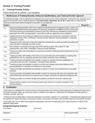 Form 1963E Joint Health and Safety Committee (Jhsc) Certification Training Provider Application - Ontario, Canada, Page 14