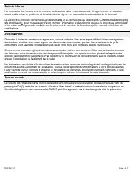 Forme 1963F Demande D&#039;accreditation DES Fournisseurs Du Programme De Formation a L&#039;agrement DES Membres DES Comites Mixtes Sur La Sante Et La Securite Au Travail (Cmsst) - Ontario, Canada (French), Page 4