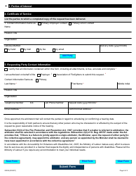 Form 2023E Request for Appointment of Single Arbitrator Under Section 53 - Ontario, Canada, Page 5