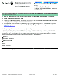 Document preview: Forme 2023F Demande De Nomination D'un Arbitre Unique - Ontario, Canada (French)