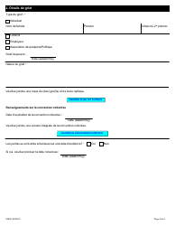 Forme 2023F Demande De Nomination D&#039;un Arbitre Unique - Ontario, Canada (French), Page 4