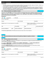 Forme A-103 Requete En Revision - Ontario, Canada (French), Page 2