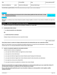Forme A-103 Requete En Revision - Ontario, Canada (French), Page 3