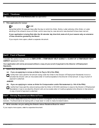 Form A-103 Application for Review - Ontario, Canada, Page 4