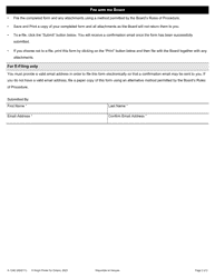 Form A-124 Confirmation of Posting - Ontario, Canada, Page 2