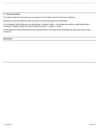 Forme A-135 Reponse/Intervention - Requete En Revision D&#039;un Avis De Contravention - Ontario, Canada (French), Page 4