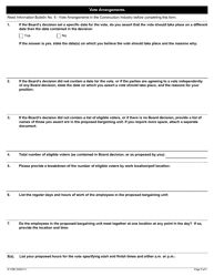 Form A-133 Vote Arrangements in the Construction Industry - Ontario, Canada, Page 2