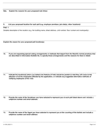 Form A-133 Vote Arrangements in the Construction Industry - Ontario, Canada, Page 3