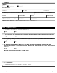 Form A-94 Employer Filing - Application for Accreditation, Construction Industry - Ontario, Canada, Page 2