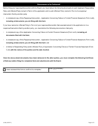 Form A-46 Response/Intervention - Application Concerning Failure to Furnish Financial Statement - Ontario, Canada, Page 6