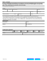 Forme 0208F Demande De Services De Revision - Ontario, Canada (French), Page 3