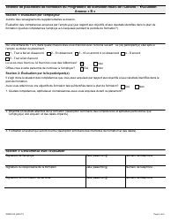 Forme ON00331F Entente De Placement De Formation Du Programme De Formation Relais De L&#039;ontario - Ontario, Canada (French), Page 5