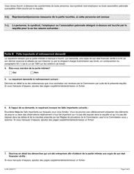 Forme A-45 Requete Relative Au Defaut De Fournir L&#039;etat Financier - Ontario, Canada (French), Page 3