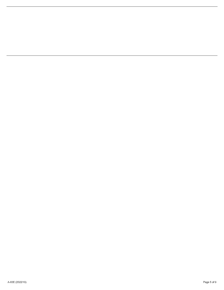 Form A-83 Application Under Section 127.2 of the Act (Termination of Bargaining Rights, Non-construction Employer) - Ontario, Canada, Page 5