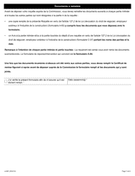 Forme A-83 Requete En Vertu De L&#039;article 127.2 De La Loi (Revocation Du Droit De Negocier, Employeur Exterieur a L&#039;industrie De La Construction) - Ontario, Canada (French), Page 7