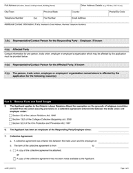 Form A-35 Application for Religious Exemption - Ontario, Canada, Page 3