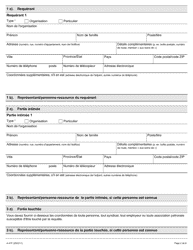 Forme A-41 Requete Relative a La Qualite D&#039;employe - Ontario, Canada (French), Page 2