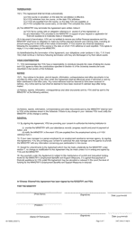 Form 89-1890E Skills Development Employment Benefit Contribution Agreement - Ontario, Canada, Page 3