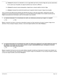 Forme A-99 Requete Relative a Un Conflit De Secteur Dans L&#039;industrie De La Construction - Ontario, Canada (French), Page 4