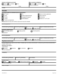 Forme 3034F Competences+ Ontario Inscription Du Participant - Ontario, Canada (French), Page 2